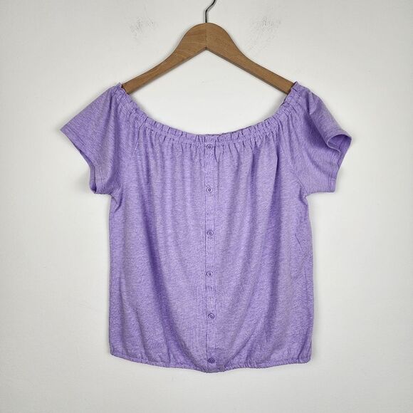 The Children's Place Violet Short Sleeve Off Shoulder Top Girls Size XXL (16) - Picture 5 of 16
